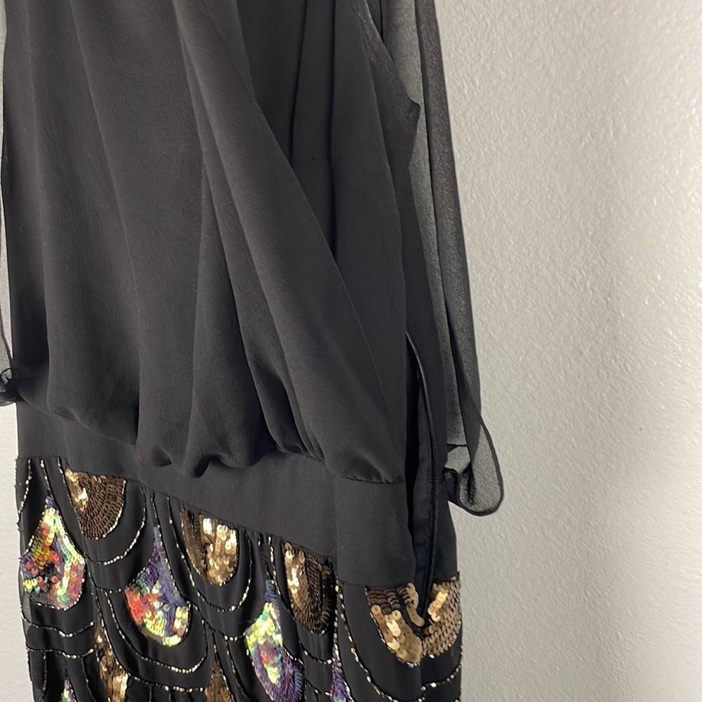 Betsy & Adams Sequin Open Back Fancy Dress Ladies… - image 5